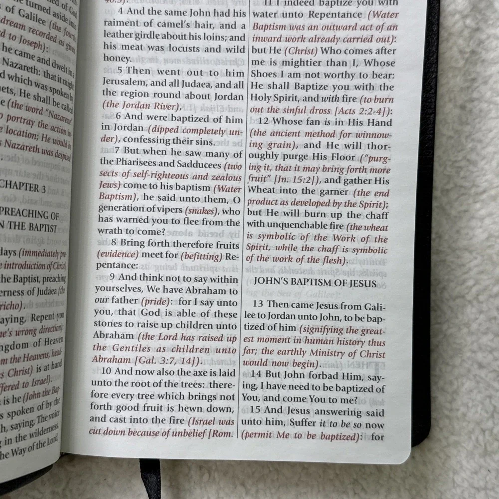 The Expositor's New Testament Counselor's Edition Red Letter Leather KJV 2008